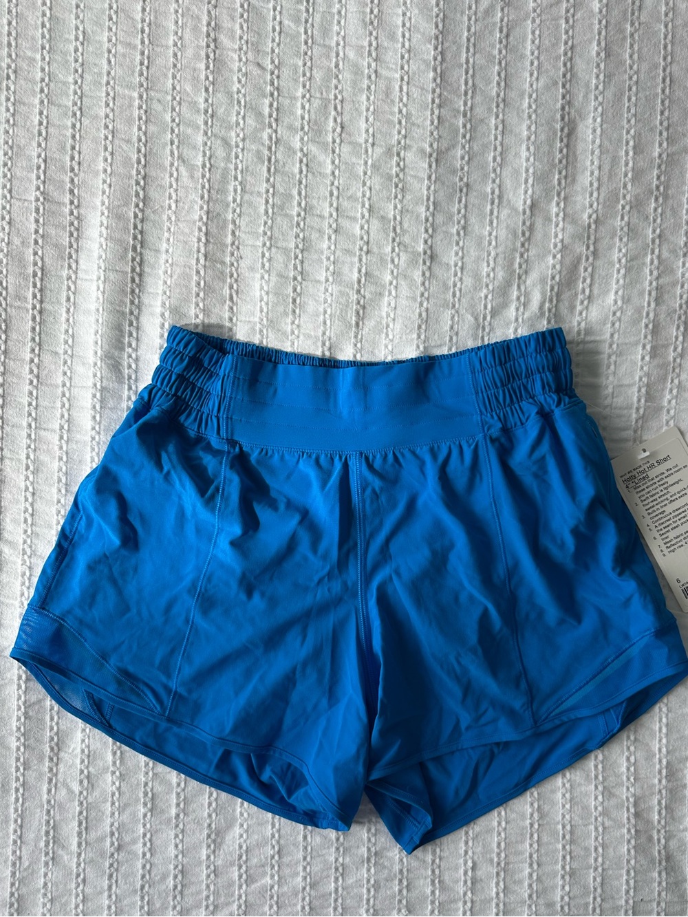 Lululemon: Blue Hotty Hot Shorts 4”